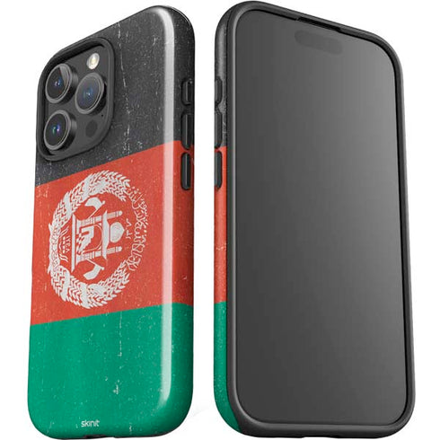 Afghanistan Flag Distressed iPhone 16 Pro Max Impact Case